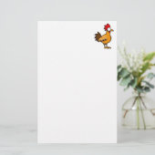 Funny rooster briefpapier (Staand voorkant)
