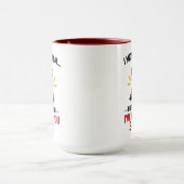 Funny Rooster Coworker Mug | I May Look Calm (Centre)