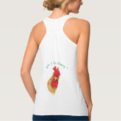 Funny Rooster Tanktop (Achterkant)