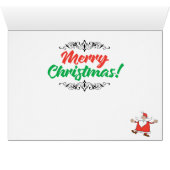 Funny "Rotterdam" Autocorrect carte de Noël (Intérieur Horizontal (Bas))