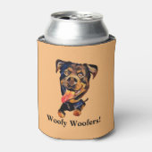 Funny Rottweiler Dog Koelbox Blikjeskoeler (Blikje Voorkant)