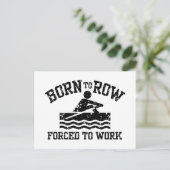 Funny Rowing Briefkaart (Staand voorkant)