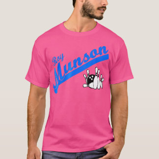 Funny Roy Munson koningspin bowling T-shirt