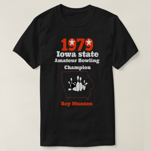 Funny Roy Munson kont bowling shirt (Design voorkant)