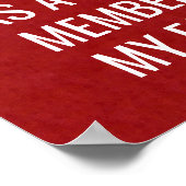 Funny Royal Step Down als senior gezinslid Poster (Hoek)