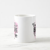Funny roze No Talkie voor koffie Mok (Center)