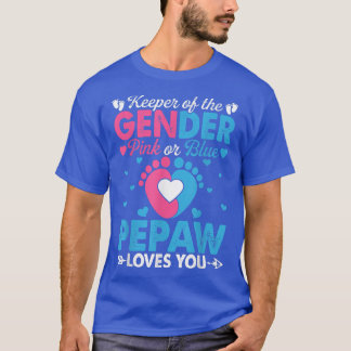 Funny Roze of Blue Pepaw houdt van je geslacht. T-shirt