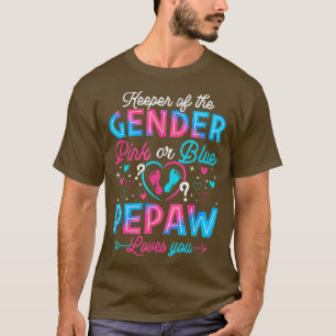 Funny Roze of Blue Pepaw houdt van je geslacht. T-shirt