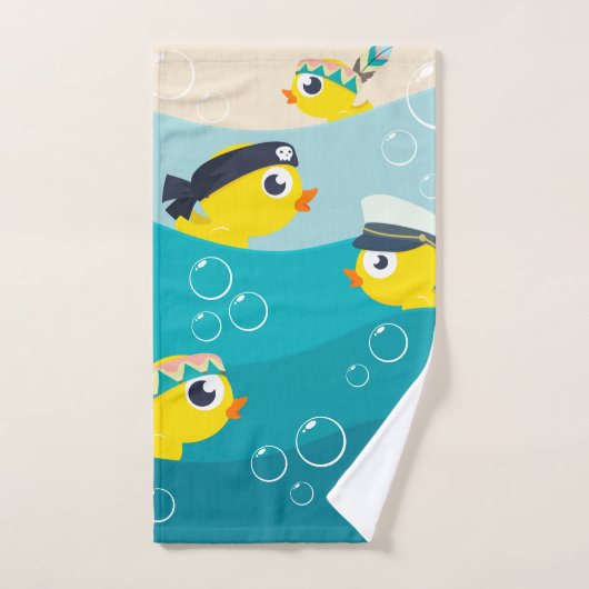 Funny Rubber Duckie Zee Beach Baby Handdoek (Handdoek)