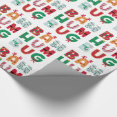 Funny Rubbish Bah Humbug Cadeaupapier (Hoek)