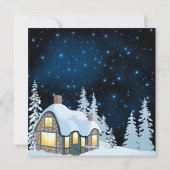 Funny Rudolph Red Nez Reindeer Carte de vacances (Dos)