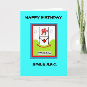 FUNNY RUGBY BIRTHDAY CARD KAART