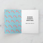 Funny Rugby-kerstfeestkaarten Feestdagen Kaart (Binnen)