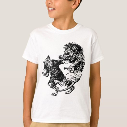  Funny rugby-spelers T-shirt (Voorkant)