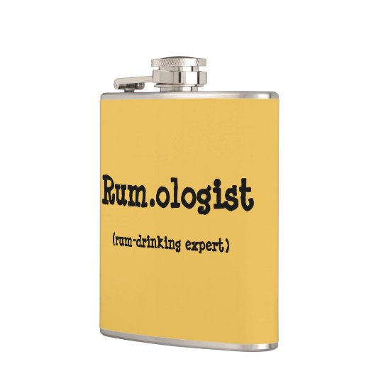 Funny Rum.ologist Quote Flask Heupfles (Links)