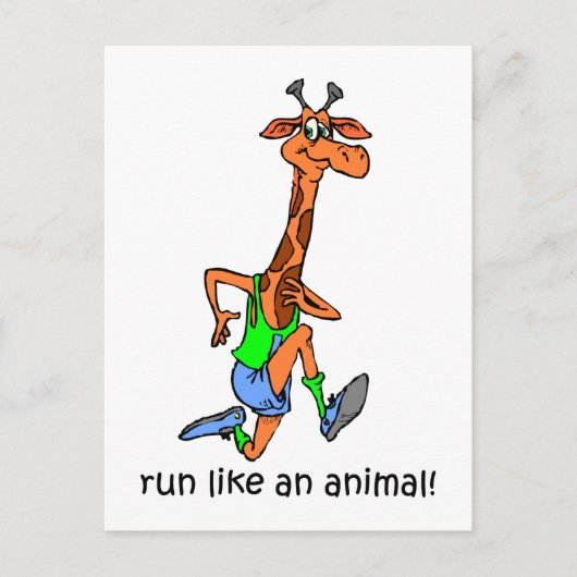Funny run briefkaart (Voorkant)