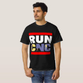 FUNNY RUN CNC MACHINIST ENGINEER MECHANIC OPERATOR T-SHIRT (Voorkant volledig)