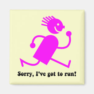 Funny run magneet
