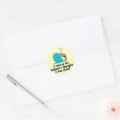Funny run ronde sticker (Envelop)