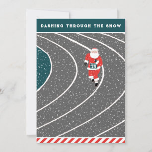 Funny Runner Holiday Cards Feestdagenkaart
