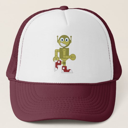 Funny Running Robot Trucker Pet (Voorkant)