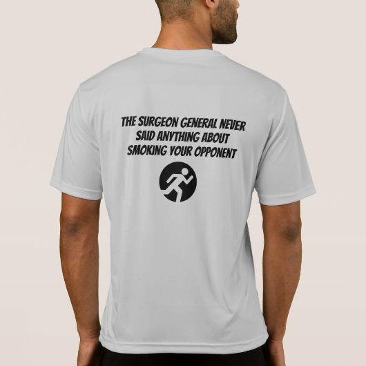 Funny Running Shirt General Surgeon (Achterkant)