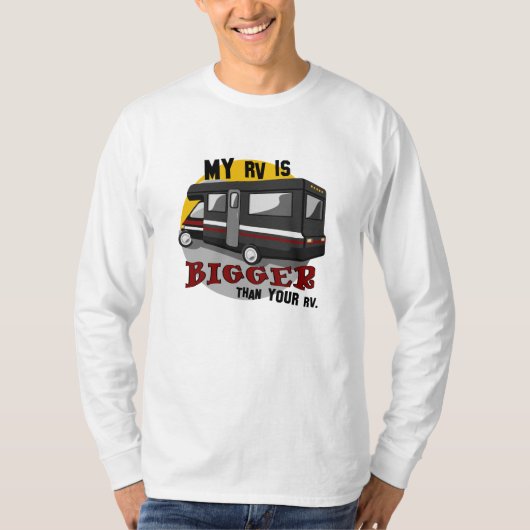 Funny RV Camping L/S Shirt (Voorkant)