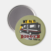 Funny RV Camping Magnet (Recto/Verso)