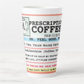 Funny RX Prescription Coffee Mok (Voorkant)
