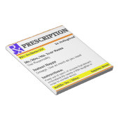 Funny rx recept notitieblok (Schuin)