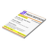 Funny rx recept notitieblok (Gedraaid)