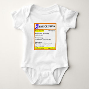 Funny rx recept romper