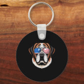 Funny Saint Bernard Costume For Men Women St Berna Sleutelhanger (Voorkant)