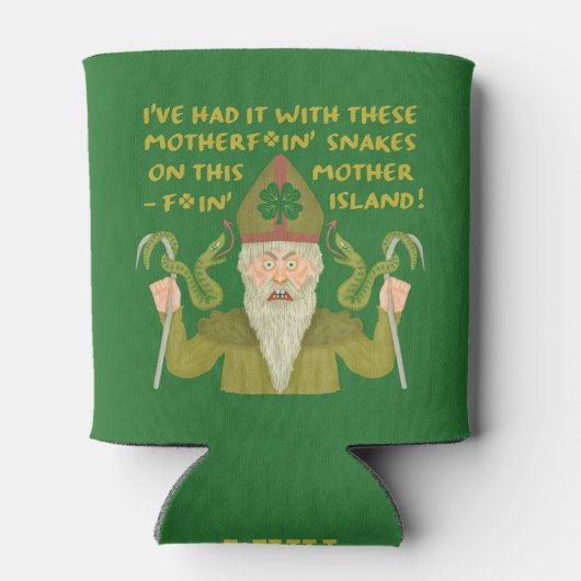 Funny Saint Patrick's Day Sakes Joke Green Irish Blikjeskoeler (Achterkant)