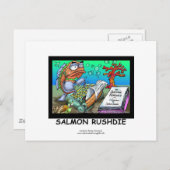 Funny Salman Rushdie Fish Post Kaarten set-set 8 (Voorkant / Achterkant)