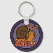 Funny "Salty" Snail-emote Sleutelhanger (Achterkant)