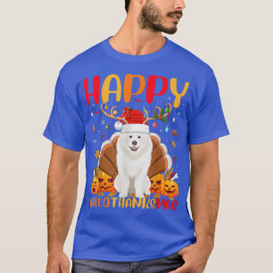 Funny Samoyed Hondenliefhebber Happy Samoyed Hello T-shirt