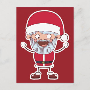Funny Santa briefkaart