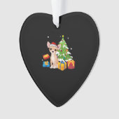 Funny Santa Chihuahua Dog Christmas Tree Gifts Xma (devant)
