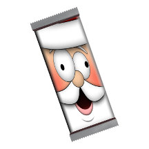 Funny Santa Christmas Snoep Bar Wrappers Favoriete