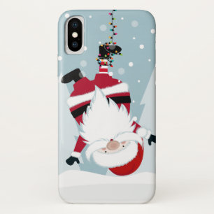 Funny Santa Claus iPhone X Hoesje
