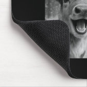 Funny Santa Claus In Sleigh With Reindeer Christma Muismat (Hoek)