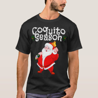 Funny Santa Claus Kerstmis Puerto Rican Coquito S. T-shirt