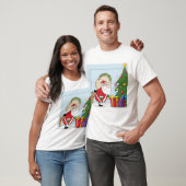 Funny Santa Claus Mannen T-Shirt (Unisex)