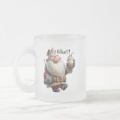 Funny Santa Claus Mug "What?!" Design Matglas Koffiemok (Links)