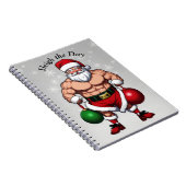 Funny Santa Claus Notitieboek (Rechterzijde)