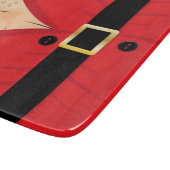 Funny Santa Claus Novelty Snijplank (Hoek)