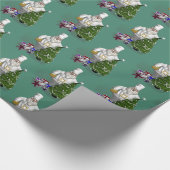 Funny Santa Claus Restaurant Chef Cadeaupapier (Hoek)