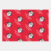 Funny Santa dog kerstinpakbladen Inpakpapier Vel (Voorkant)