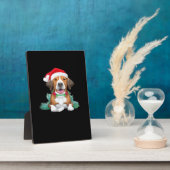Funny santa dog Oversized T-Shirt Fotoplaat (Zijkant)